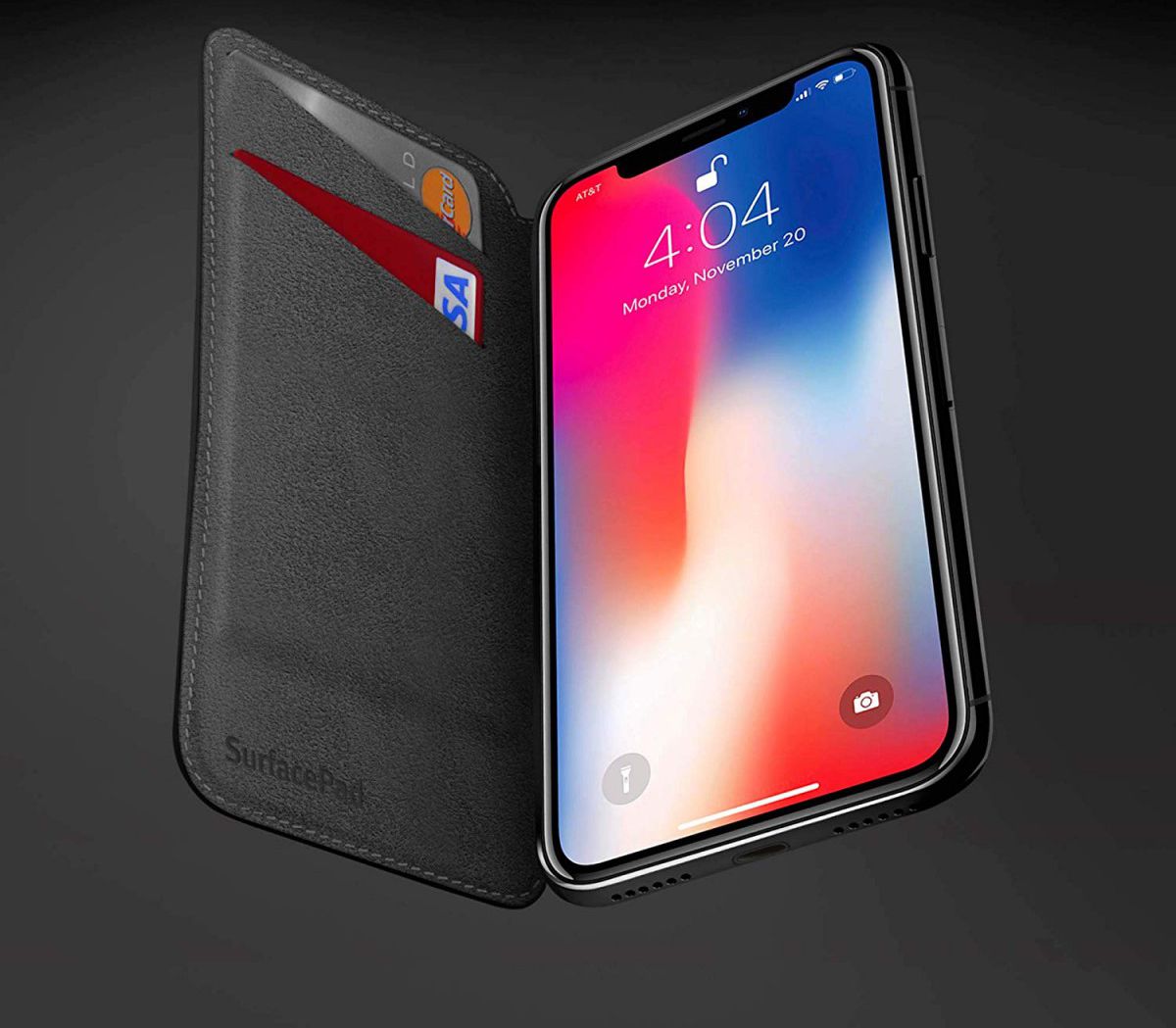 Twelve South SurfacePad voor iPhone XS Max Bruin afbeelding 5
