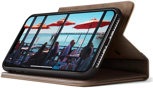 Twelve South BookBook voor iPhone XS Max Bruin afbeelding 3