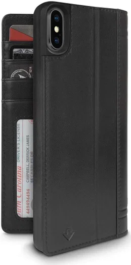Twelve South Journal voor iPhone XS Max Zwart afbeelding 1