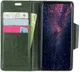 Nokia 7.1 Stijlvol Hoesje met Kaarthouder Groen afbeelding 2