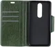 Nokia 7.1 Stijlvol Hoesje met Kaarthouder Groen afbeelding 6