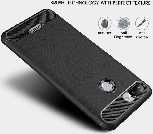 Xiaomi Redmi 6 Geborsteld TPU Hoesje Blauw afbeelding 7