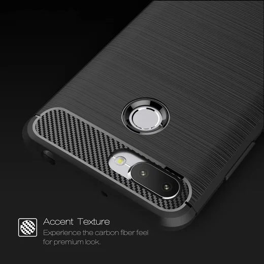 Xiaomi Redmi 6 Geborsteld TPU Hoesje Blauw afbeelding 8