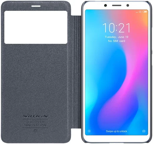Nillkin Sparkle Series Flip Case Xiaomi Redmi 6 Grijs afbeelding 2