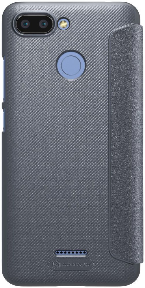 Nillkin Sparkle Series Flip Case Xiaomi Redmi 6 Grijs afbeelding 3