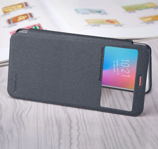 Nillkin Sparkle Series Flip Case Xiaomi Redmi 6 Grijs afbeelding 6
