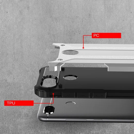 Xiaomi Redmi 6 Hybride Hoesje Zwart afbeelding 9