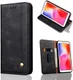 Xiaomi Redmi 6 Retro Style Wallet Flip Case Zwart afbeelding 8