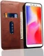 Xiaomi Redmi 6 Retro Style Wallet Flip Case Bruin afbeelding 2