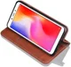 Xiaomi Redmi 6 Retro Style Wallet Flip Case Bruin afbeelding 3