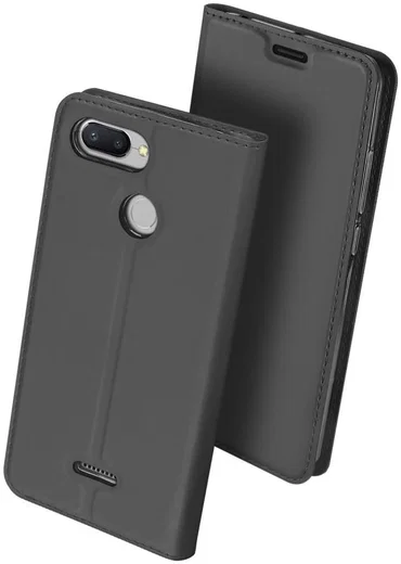Dux Ducis Skin Pro Series Flip Hoesje Xiaomi Redmi 6 Grijs afbeelding 7
