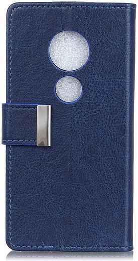 Motorola Moto E5 Play Portemonnee Hoesje Blauw afbeelding 4