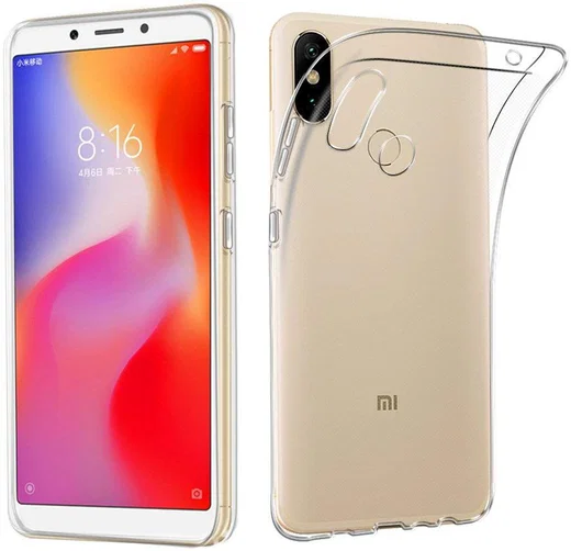 Xiaomi Mi Max 3 Hoesje Dun TPU Transparant afbeelding 1