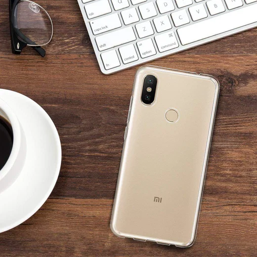 Xiaomi Mi Max 3 Hoesje Dun TPU Transparant afbeelding 2