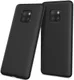 Huawei Mate 20 Pro Twill Slim Texture Back Cover Zwart afbeelding 1
