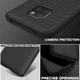 Huawei Mate 20 Pro Twill Slim Texture Back Cover Zwart afbeelding 4