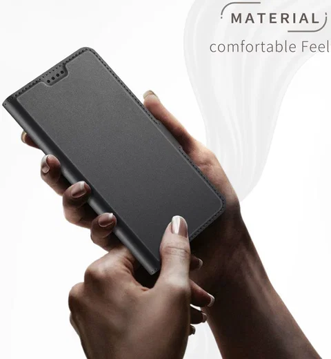 Huawei Mate 20 Pro Hoesje met Kaarthouder Zwart afbeelding 3