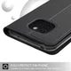 Huawei Mate 20 Pro Hoesje met Kaarthouder Zwart afbeelding 5