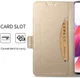 Huawei Mate 20 Pro Hoesje met Kaarthouder Goud afbeelding 2