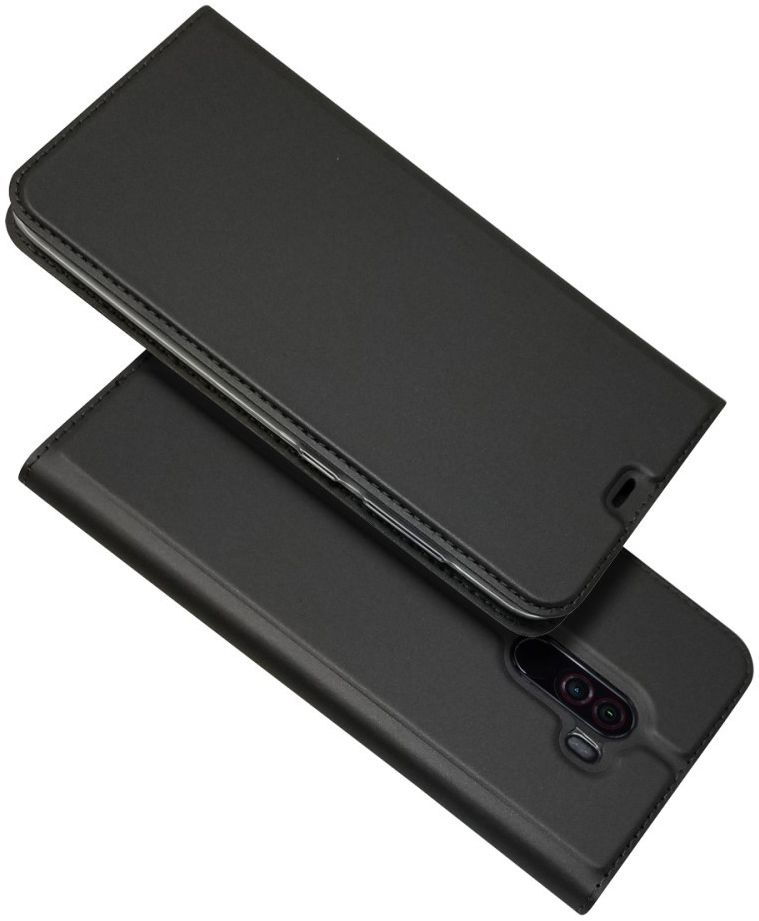 Xiaomi PocoPhone F1 Luxe Hoesje met Kaarthouder Zwart afbeelding 5