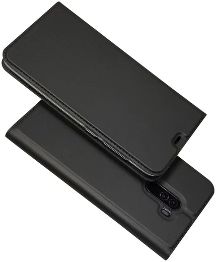 Xiaomi PocoPhone F1 Luxe Hoesje met Kaarthouder Zwart afbeelding 5