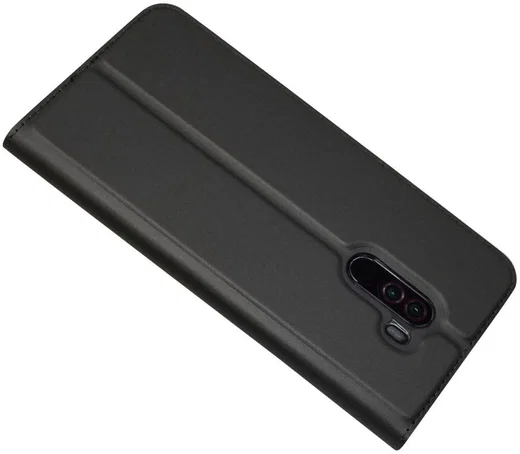 Xiaomi PocoPhone F1 Luxe Hoesje met Kaarthouder Zwart afbeelding 7