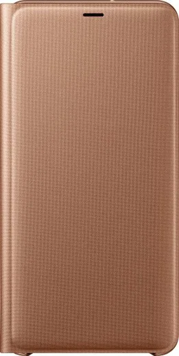 Samsung Galaxy A7 2018 Portemonnee Hoesje Goud afbeelding 2