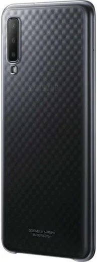 Samsung Galaxy A7 2018 Gradation Clear Cover Zwart afbeelding 4