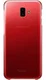 Samsung Galaxy J6 Plus Gradation Clear Cover Rood afbeelding 1