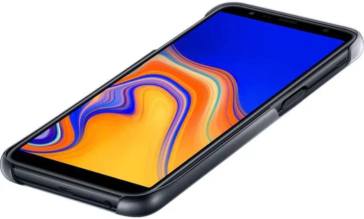 Samsung Galaxy J6 Plus Gradation Clear Cover Zwart afbeelding 7