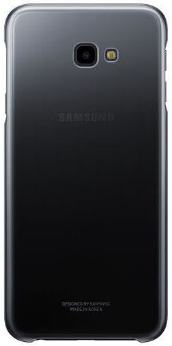 Origineel Samsung Galaxy J4 Plus 2018 Hoesje Gradation Cover Zwart afbeelding 1