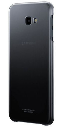 Origineel Samsung Galaxy J4 Plus 2018 Hoesje Gradation Cover Zwart afbeelding 3