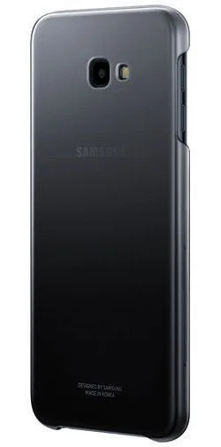 Origineel Samsung Galaxy J4 Plus 2018 Hoesje Gradation Cover Zwart afbeelding 3
