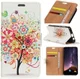 Samsung Galaxy A7 (2018) Portemonnee Print Hoesje Flower Tree afbeelding 15
