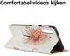 Samsung Galaxy A7 (2018) Portemonnee Print Hoesje Flower Tree afbeelding 9