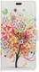 Samsung Galaxy A7 (2018) Portemonnee Print Hoesje Flower Tree afbeelding 1