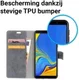 Samsung Galaxy A7 (2018) Retro Portemonnee Hoesje Grijs afbeelding 10
