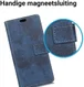 Samsung Galaxy A7 (2018) Retro Portemonnee Hoesje Blauw afbeelding 2