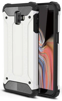 Samsung Galaxy J6 Plus Hybride Hoesje Wit afbeelding 1