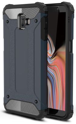 Samsung Galaxy J6 Plus Hybride Hoesje Blauw afbeelding 1