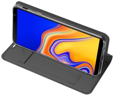 Samsung Galaxy J4 Plus (2018) Dux Ducis Portemonnee Hoesje Grijs afbeelding 4