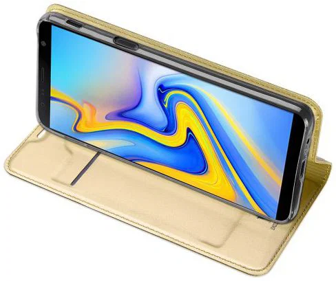 Samsung Galaxy J6 Plus (2018) Dux Ducis Portemonnee Hoesje Goud afbeelding 4