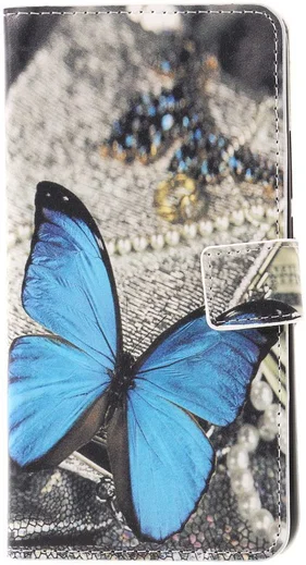 Huawei Mate 20 Lite Portemonnee Hoesje Print Vlinder afbeelding 4