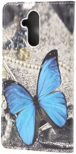 Huawei Mate 20 Lite Portemonnee Hoesje Print Vlinder afbeelding 5