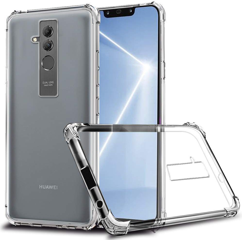 Huawei Mate 20 Lite Schokbestendig TPU Hoesje Transparant afbeelding 1