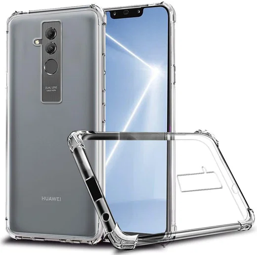 Huawei Mate 20 Lite Schokbestendig TPU Hoesje Transparant afbeelding 1