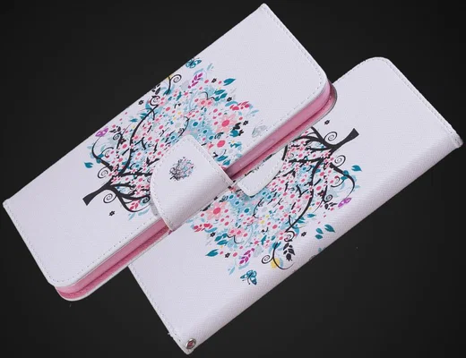 Huawei Mate 20 Lite Portemonnee Hoesje met Flower Tree Print afbeelding 9
