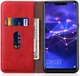 Huawei Mate 20 Lite Vintage Portemonnee Hoesje Rood afbeelding 1