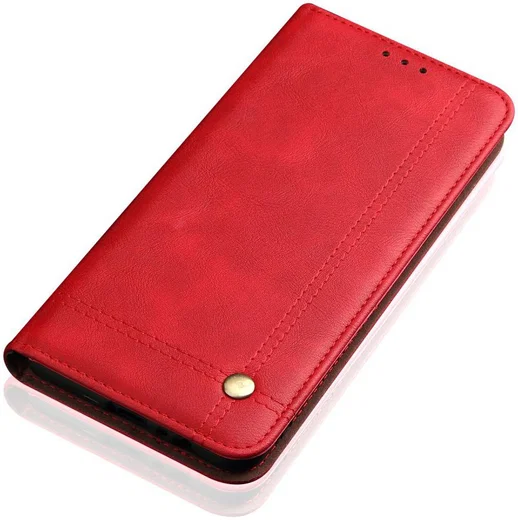 Huawei Mate 20 Lite Vintage Portemonnee Hoesje Rood afbeelding 4