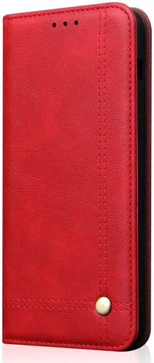 Huawei Mate 20 Lite Vintage Portemonnee Hoesje Rood afbeelding 6